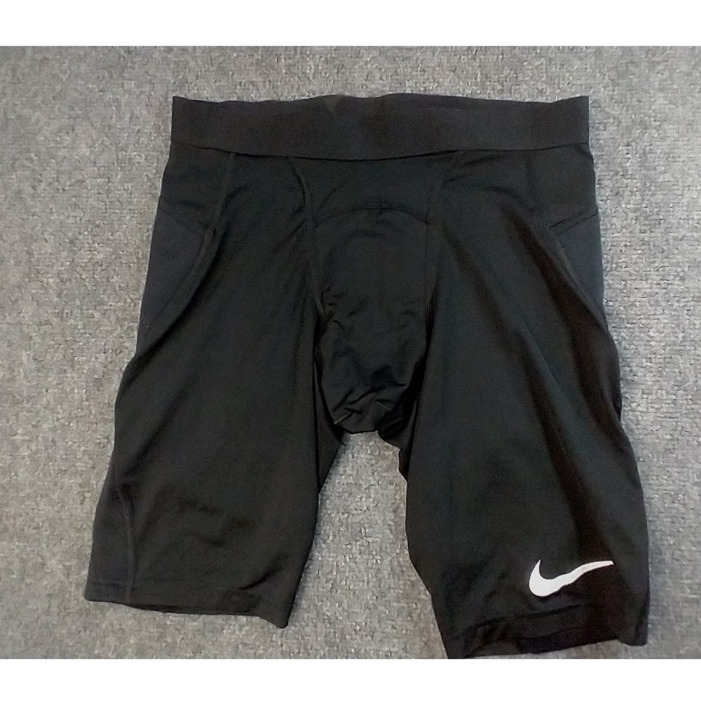 Nike Pro MLB Slider Shorts Mens Small Black Padded Compression Baseball
